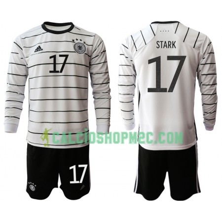 Germania Niklas Stark 17 Bambino Maglia Prima Euro 2020 Manica Lunga (+ Pantaloncini)